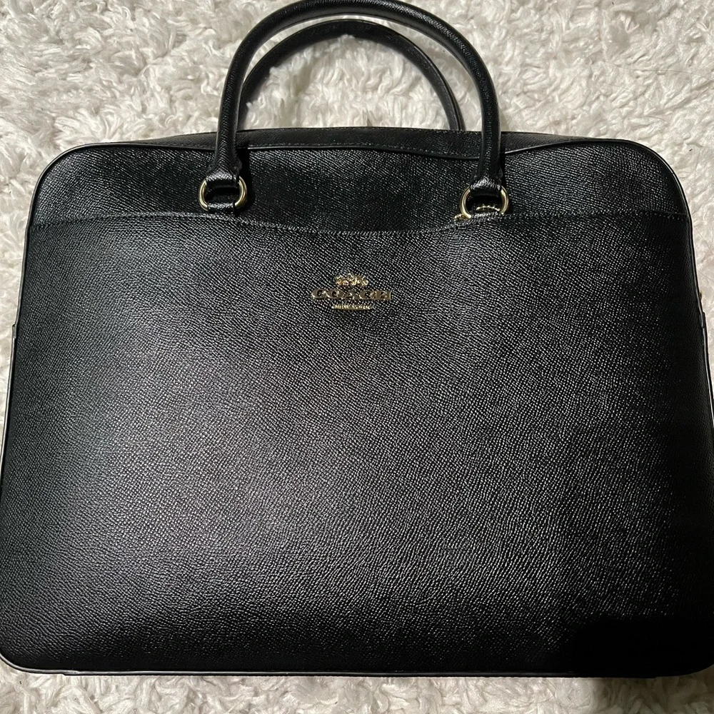 Coach Black Laptop Bag for Women - Picture 1 of 8